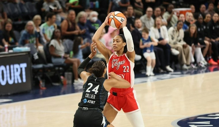 A'ja Wilson Drops 34 Points as Aces Close Regular Season With Rout of Mercury