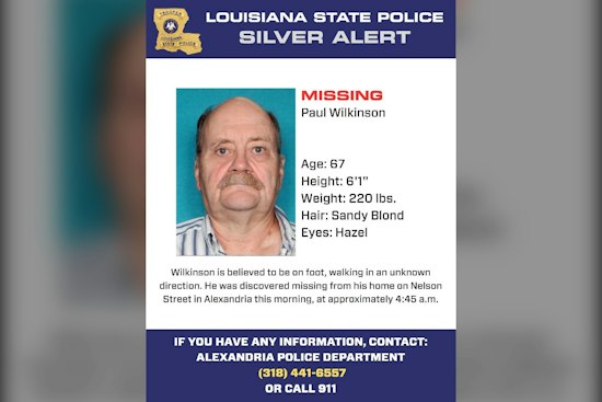 Alexandria Silver Alert Seeks 67-Year-Old Missing From Nelson Street Home