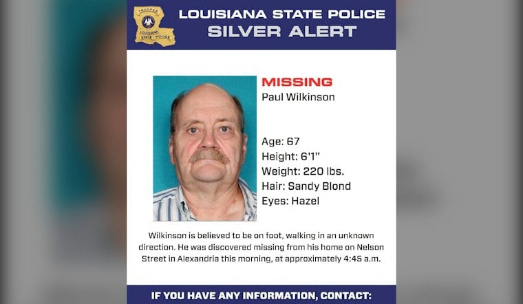 Alexandria Silver Alert Seeks 67-Year-Old Missing From Nelson Street Home