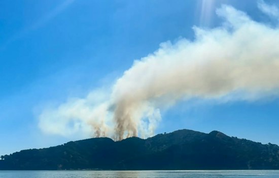 Angel Island Burn Sends Smoke Over Richmond, East Bay Wednesday Burns Paused