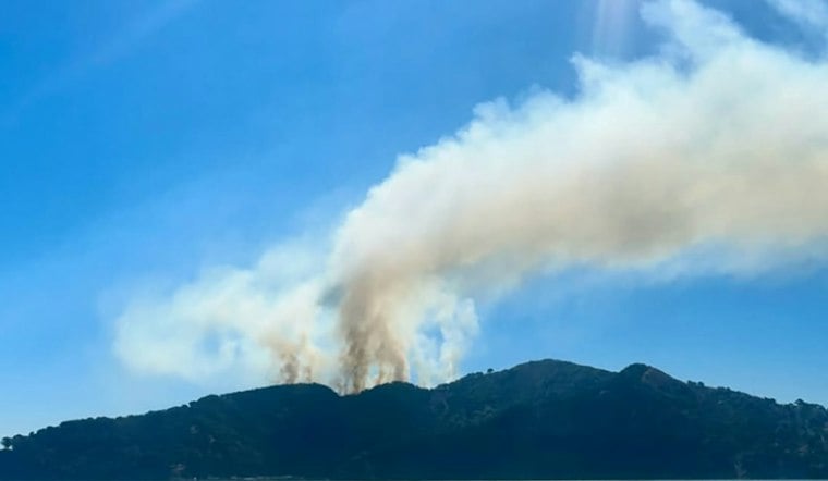 Angel Island Burn Sends Smoke Over Richmond, East Bay Wednesday Burns Paused
