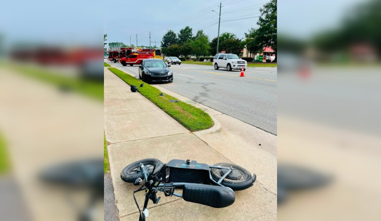 Apex E-Bike Rider Badly Hurt in East Williams Street Crash With Vehicle