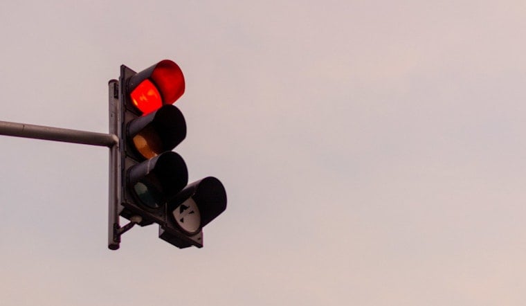 Arcadia Traffic Signals, Police Lines Go Dark as Hurricane Marie's Rain Soaks Foothills