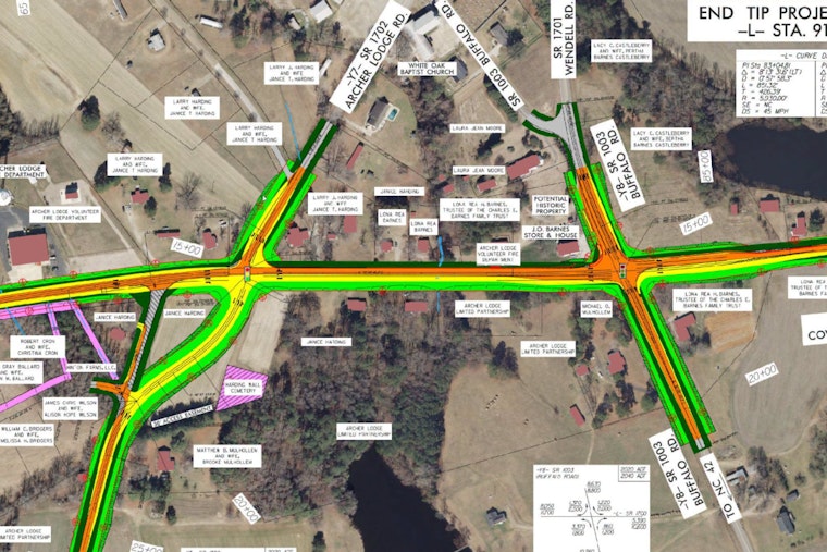 Archer Lodge Drivers Face Two Years of Lane Closures on $12.3M Road Widening