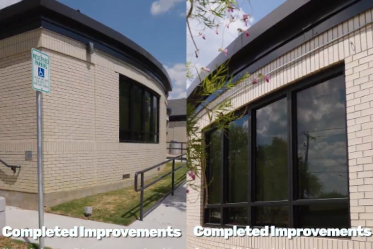 Arlington's Northeast Branch Library Finishes Repairs, New Ramp and Roof