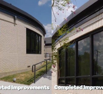 Arlington's Northeast Branch Library Finishes Repairs, New Ramp and Roof
