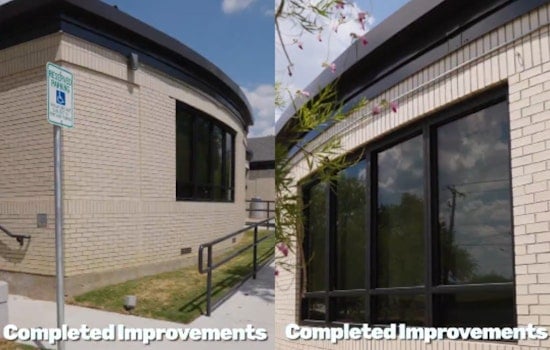 Arlington's Northeast Branch Library Finishes Repairs, New Ramp and Roof