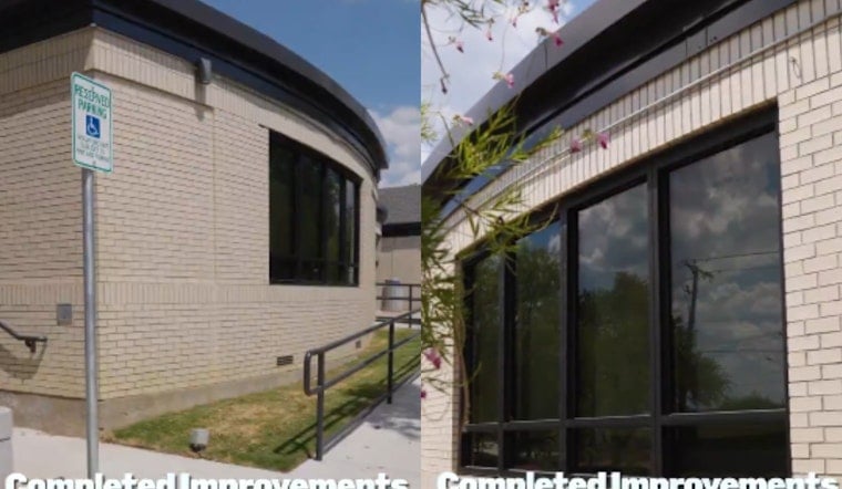 Arlington's Northeast Branch Library Finishes Repairs, New Ramp and Roof