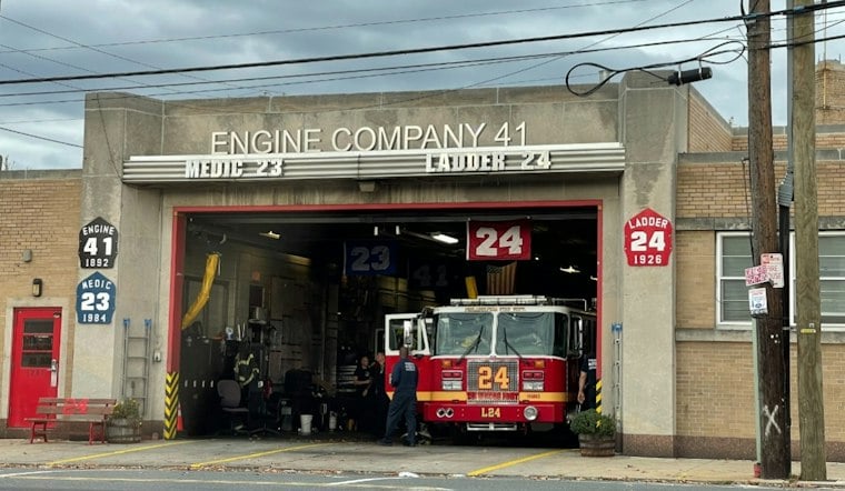 At Least Five Cars Damaged, Two Hurt as Fairhill Crash Sends Vehicle Onto Sidewalk