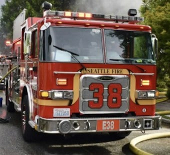 Attic Fire Snarls Aurora Ave N, Seattle Fire Corrects Building's Size-Up