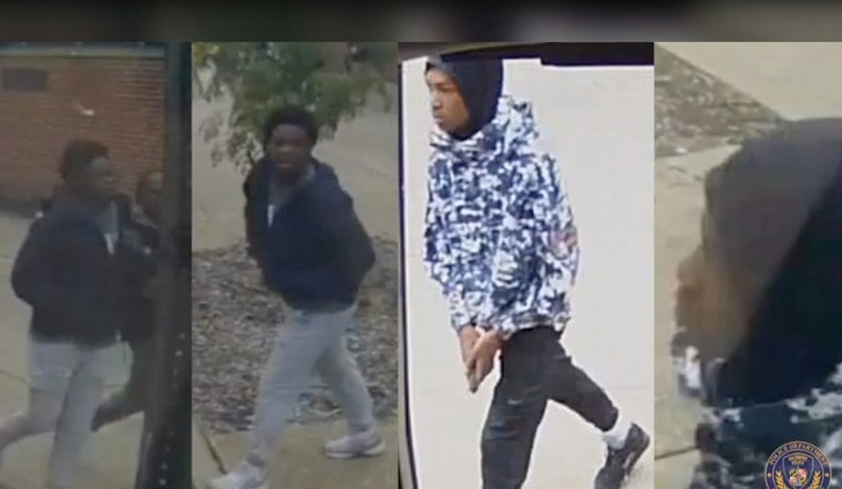 Baltimore Police Hunt Two Gunmen Caught on Video Firing Weapons on Calhoun Street