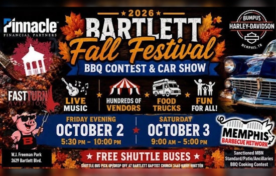 Bartlett Fall Festival Returns to W.J. Freeman Park With BBQ, Cars and a 5K