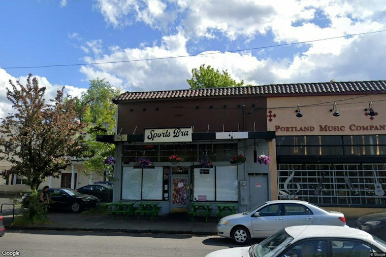 Bear Mace Flies as Rival Protesters Clash Outside The Sports Bra in NE Portland