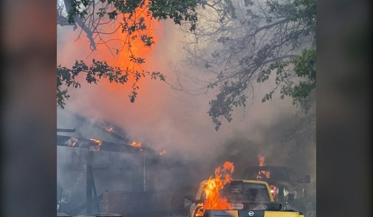 Bethany Homeowner Escapes as Massive House Fire Causes Extensive Damage, No Injuries Reported