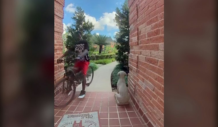 Bicycle-Riding Burglar Hits Two Harris County Homes, Constable Seeks Tips