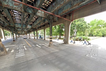 Bicyclist Trapped Under MTA Bus At Allerton Intersection, Rushed To Jacobi
