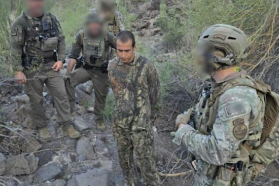 Black Hawk Fast-Ropes Agents Onto Ajo Mountaintop to Nab Alleged Border Scout