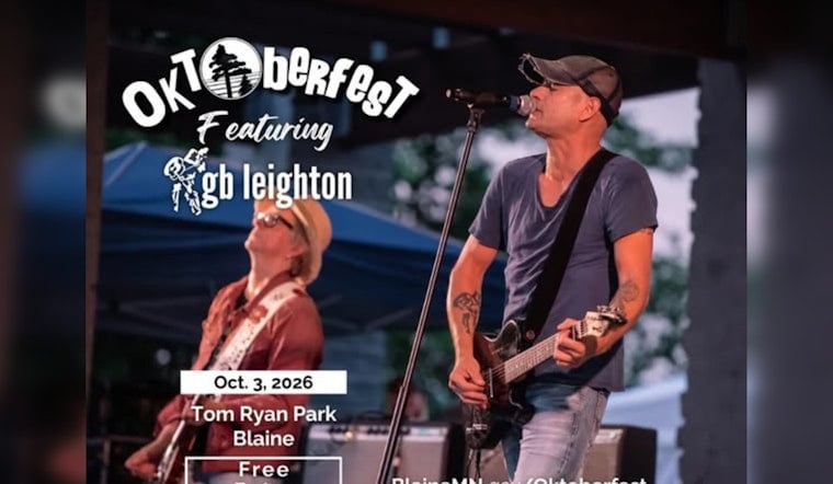Blaine Oktoberfest Returns Oct. 3 With GB Leighton, Free Entry and Beer Garden