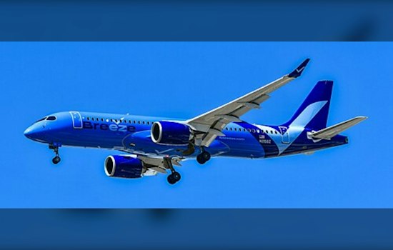Breeze Airways Adds $59 GSP-to-West Palm Beach Flights Starting in December