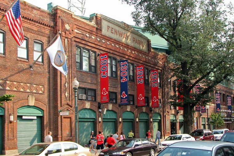 Bruins Show Off Their Baseball Swings at Fenway