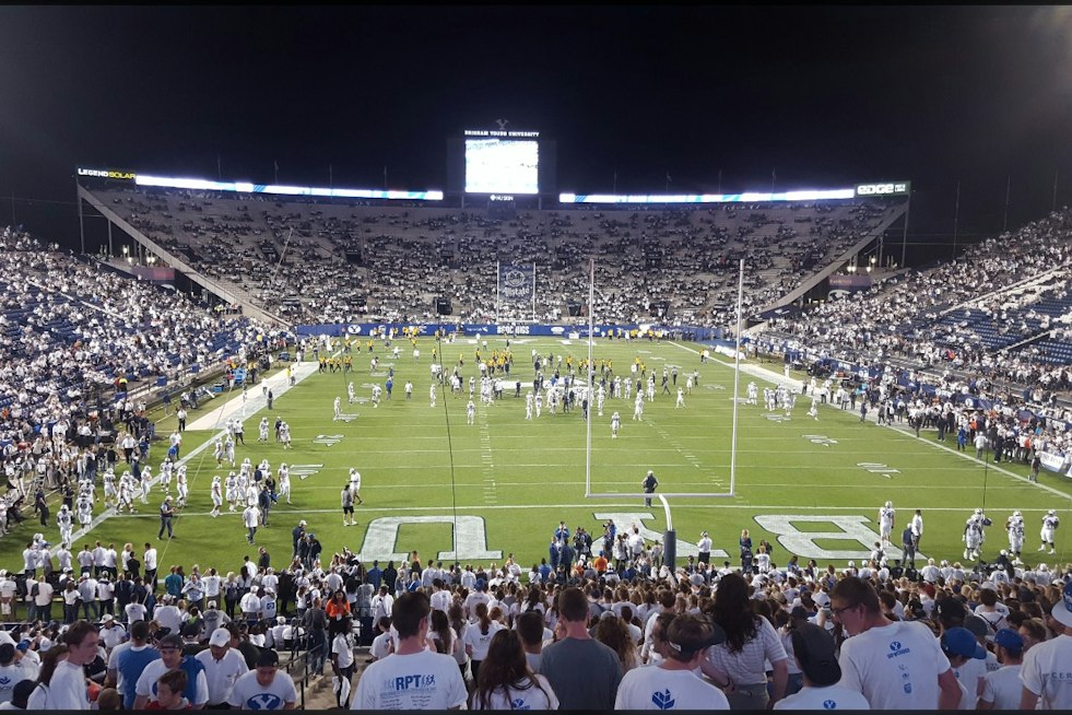 BYU QB Bear Bachmeier's Naked Family Dinners Go Viral Mid-Broadcast