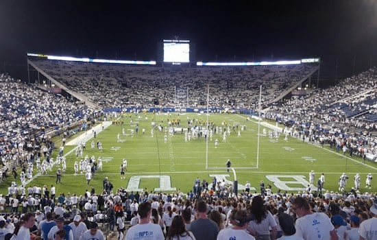 BYU QB Bear Bachmeier's Naked Family Dinners Go Viral Mid-Broadcast