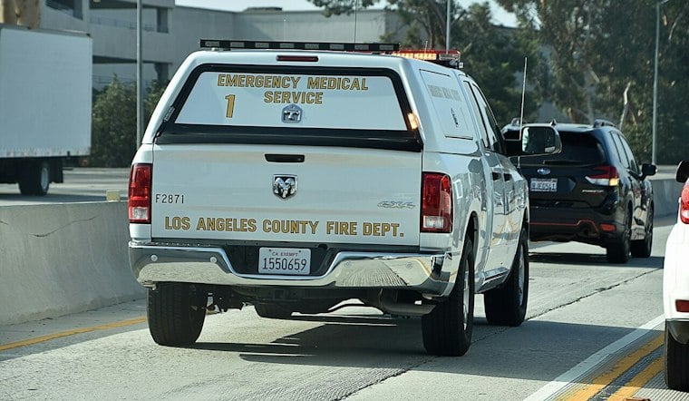 Camry Slams Into Mission Hills Home and Power Line; No Custody Information Reported