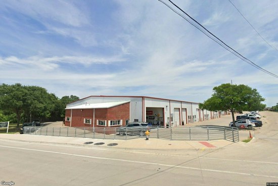 Car Crashes Through Fence Into Dallas Repair Shop, Bursts Into Flames