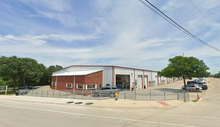 Car Crashes Through Fence Into Dallas Repair Shop, Bursts Into Flames