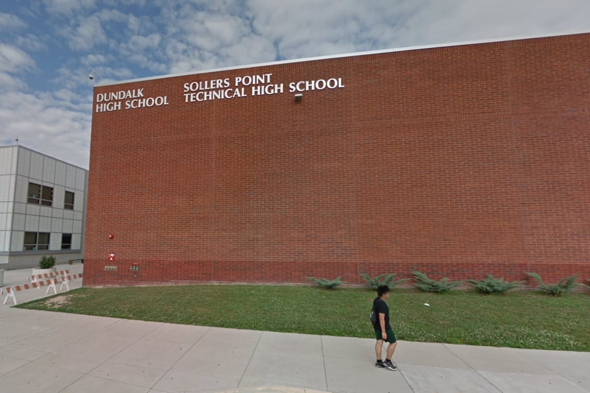 Car Jumps Curb Near Dundalk High, Hurts Six Kids Walking Home