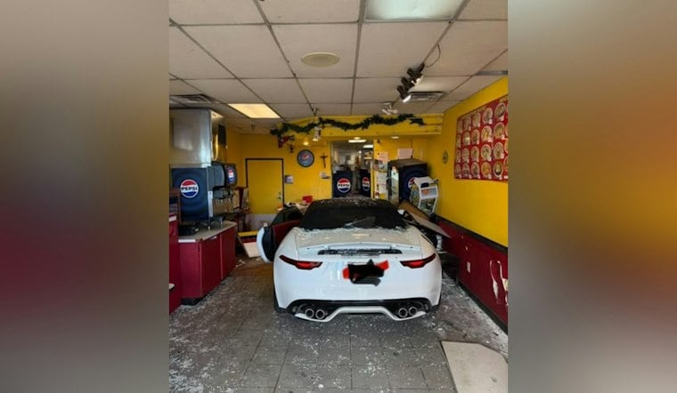 Car Plows Into Flagstaff Burrito Shop, Trapping Diner Between Vehicle and Counter