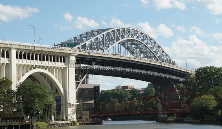 Car Plunges Off Downtown Cleveland Bridge, Killing One, Leaving Three Critical