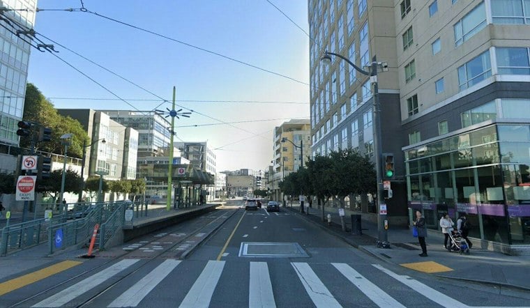 Car Slams Into Hydrant Near Oracle Park, Sends Geyser Over King Street