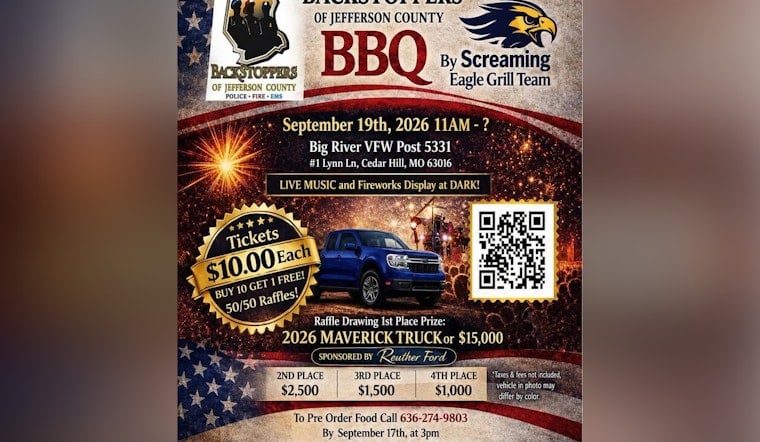 Cedar Hill BBQ Chases $151K Record to Aid Fallen First Responders' Families