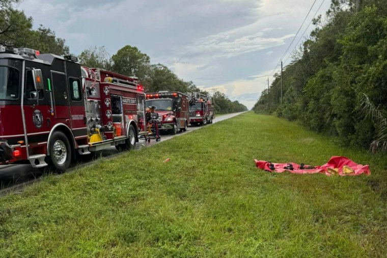 Charlotte County Crews Pull Trapped Driver From Overturned Car on Bermont Road