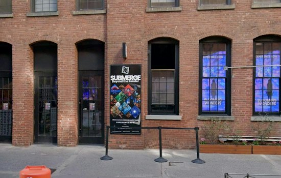 Chelsea Market's Hidden Boiler Room Turns Into a Glowing Deep-Sea World