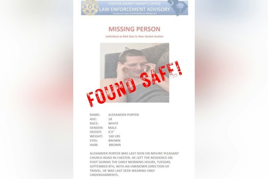 Chester Teen With Non-Verbal Autism Missing Since Dawn, Deputies Launch K9 and Drone Hunt