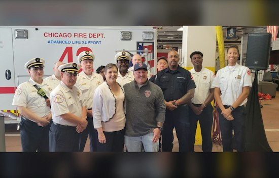Chicago Fire Department Hosts Emotional Reunion of Cancer Survivor and Her Bone Marrow Donor
