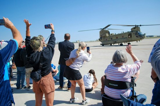 Chinook Helicopters Fly Last Mission Over Olathe, Ending 80 Years of Military Flight