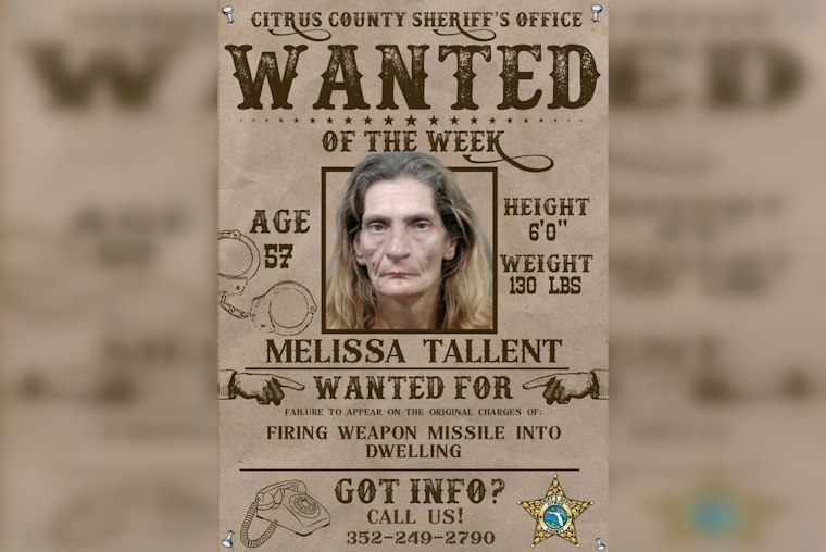 Citrus County Deputies Hunt 57-Year-Old Woman Wanted in Dwelling Shooting Case