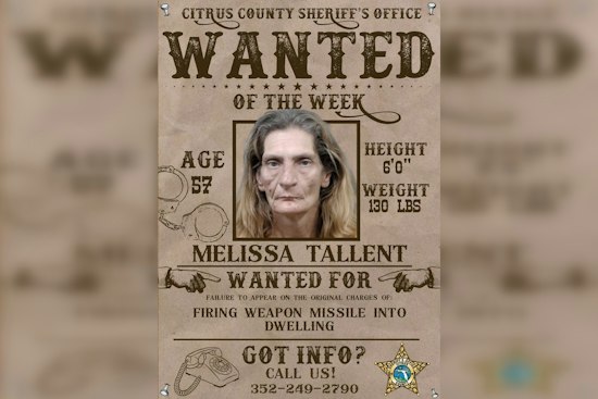 Citrus County Deputies Hunt 57-Year-Old Woman Wanted in Dwelling Shooting Case