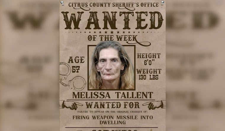 Citrus County Deputies Hunt 57-Year-Old Woman Wanted in Dwelling Shooting Case