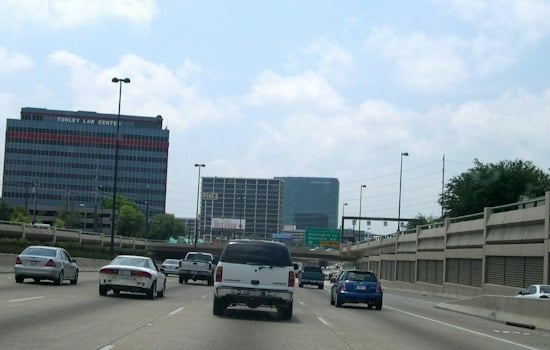 Concrete Chunks Rain Onto Dallas Central Expressway From Lovers Lane Overpass