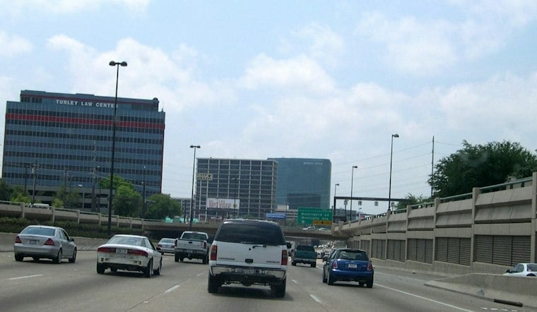 Concrete Chunks Rain Onto Dallas Central Expressway From Lovers Lane Overpass