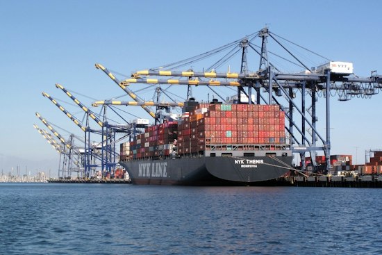Containers Plunge Into Water at Port of LA's Berth 302, No Injuries Reported