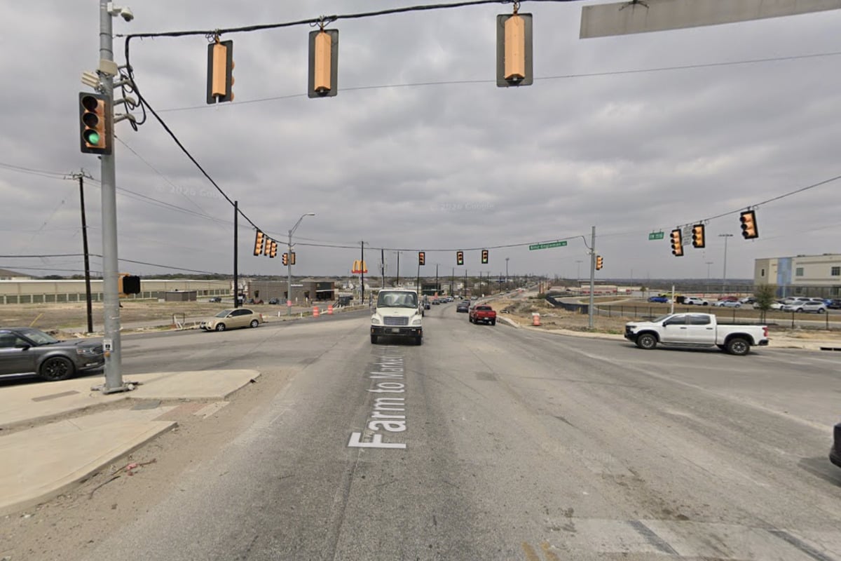 Converse Parents Dodge Traffic to Get Kids Across FM 1516 Safely