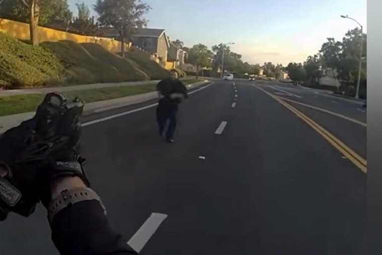 Corona Bodycam Shows Officer's 100-Foot Retreat Before Fatally Shooting Knife-Wielding Man