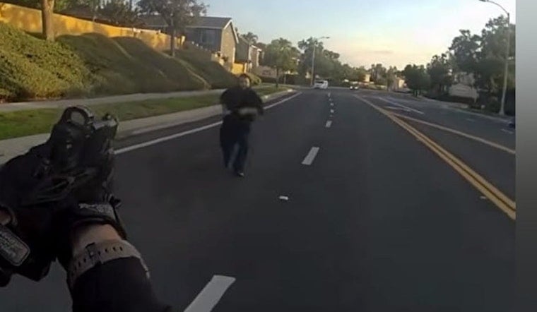 Corona Bodycam Shows Officer's 100-Foot Retreat Before Fatally Shooting Knife-Wielding Man