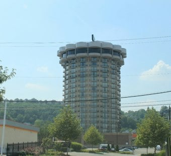 Covington's Spinning Radisson Rooftop Set for Reverb by Hard Rock Reboot