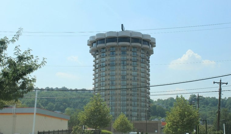 Covington's Spinning Radisson Rooftop Set for Reverb by Hard Rock Reboot